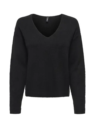 Pull Noir Femme Only Veoni 1