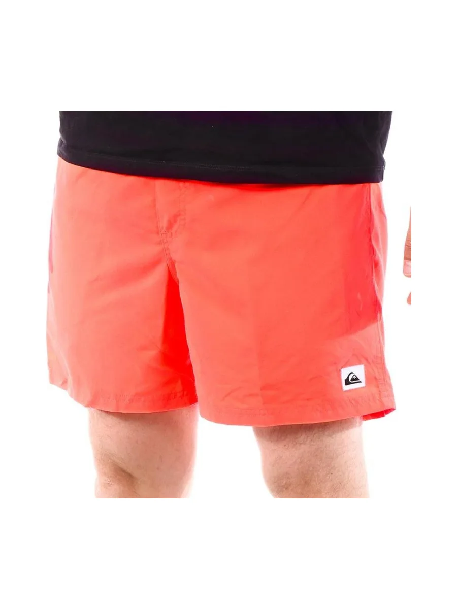 Short de Bain Orange Fluo Homme Quiksilver Solid 15 2