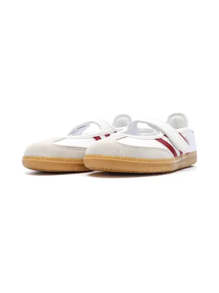 SAMBA JANE Baskets Blanc/Rouge Adidas 6