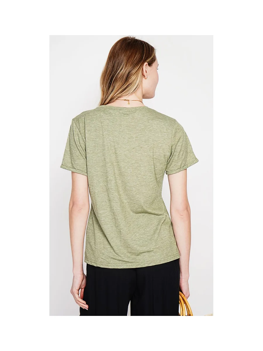 T-shirt col rond à manches courtes 16