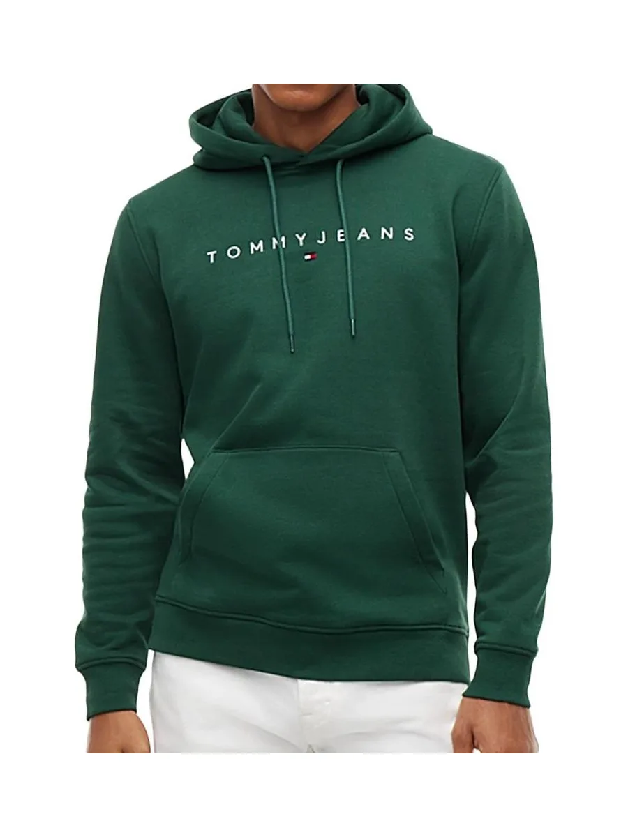 Sweat Vert Forêt Homme Tommy Hilfiger Washed DM0DM20746 2