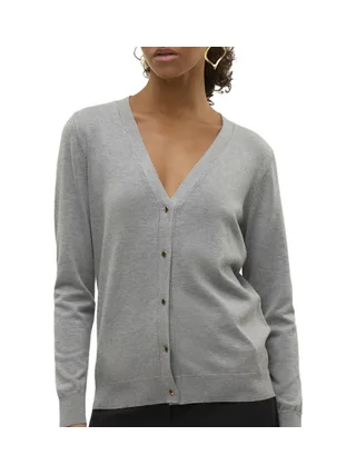 Gilet Gris Femme Vero Moda Cardigan 1