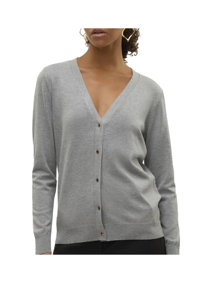 Gilet Gris Femme Vero Moda Cardigan 1