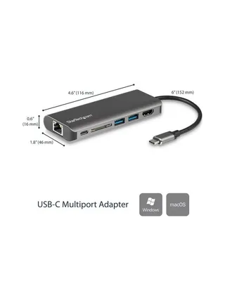 StarTech.com USB-C Multiport Adapter 2