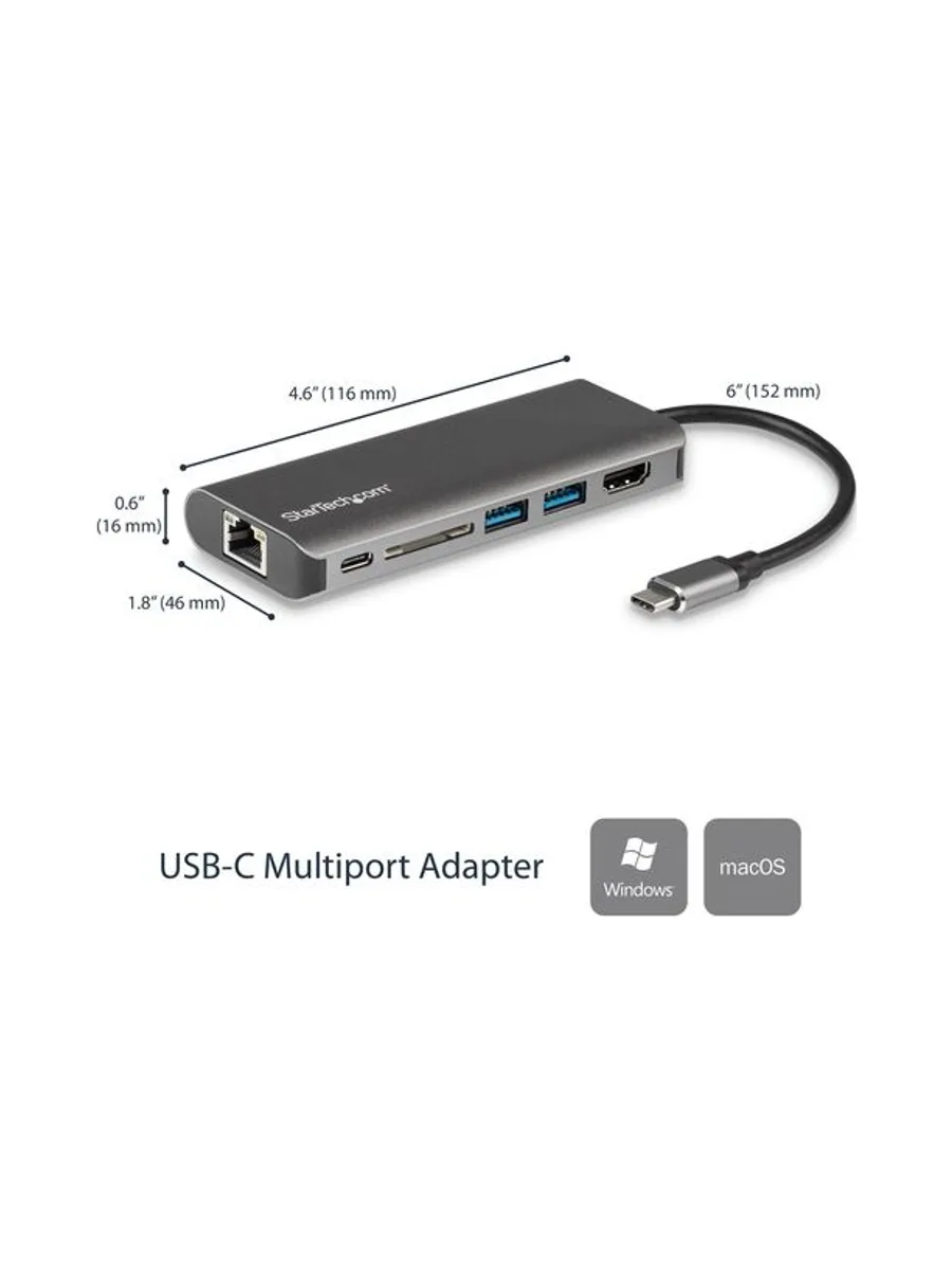 StarTech.com USB-C Multiport Adapter 2