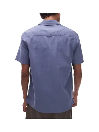 Chemisette Marine Homme Tommy Hilfiger Linen Blend Camp-aruba 2