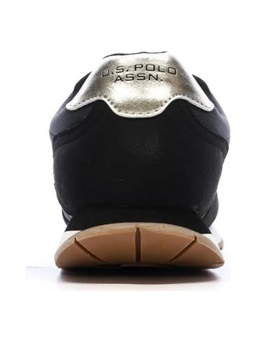 Baskets Noires Femme US Polo ASSN FS1 4