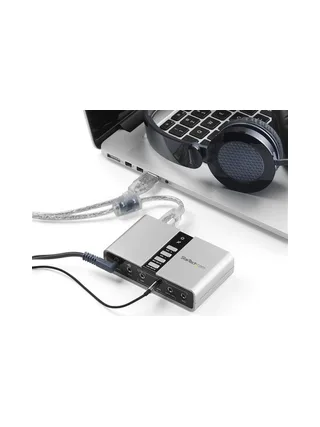 USB Audio Adapter External Sound Card 4