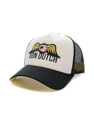 Casquette Noir/Blanc Homme Von Dutch Eye 1