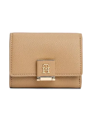 Portefeuille Camel Femme Tommy Hilfiger Trifold Walle 1