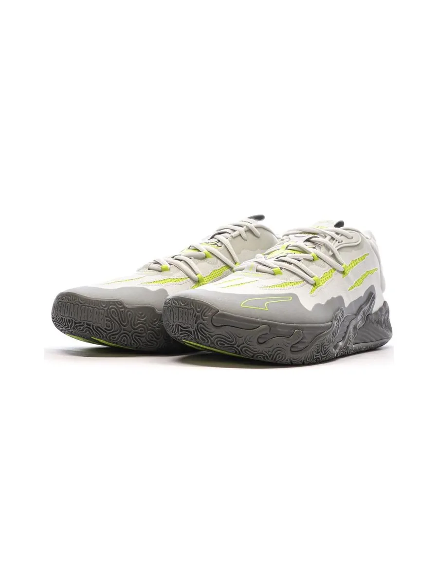 Chaussures de basketball Blanche/Grise Homme Puma Hills 6