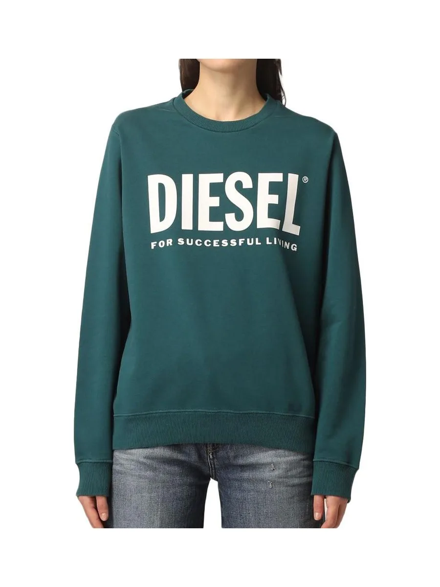 Sweat Bleu Canard Femme Diesel Fangs 2