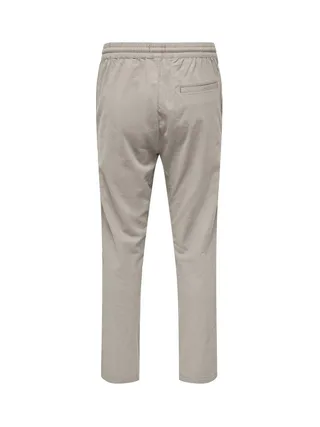 Pantalon fluide Beige Homme Only & Sons Capri 2