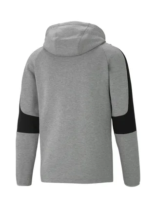 Sweat zippé Gris Homme Puma Evostripe Core 2