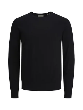 Pull Noir Garçon Jack & Jones Knit Neck 2