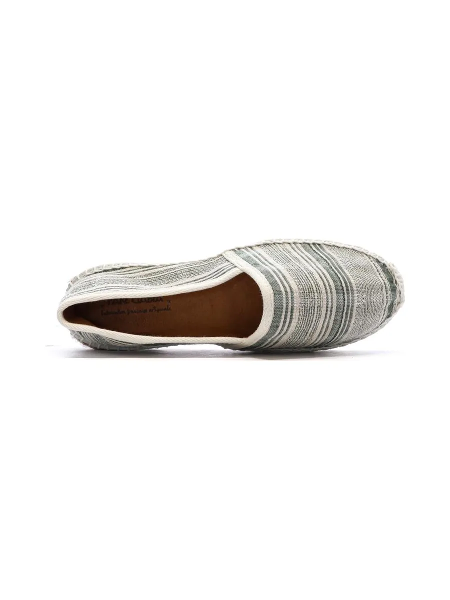 Espadrilles Blanches/Vertes Femme Pare Gabia Aduna 5