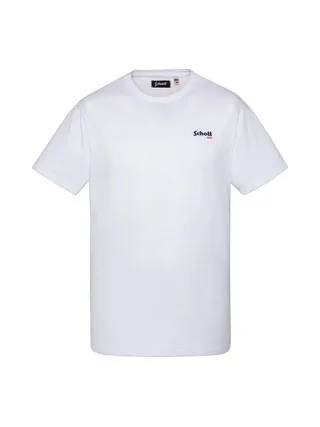 T-Shirt Blanc Garçon Schott RODE 1