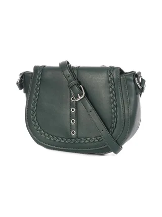 Sac à Bandoulière Vert Femme Manoukian AMANDA 2