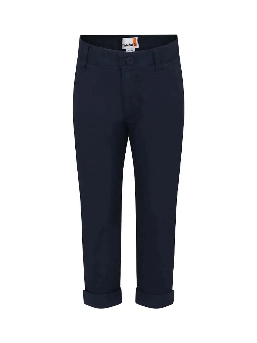 Pantalon Chino Marine Garçon Timberland T60051 1