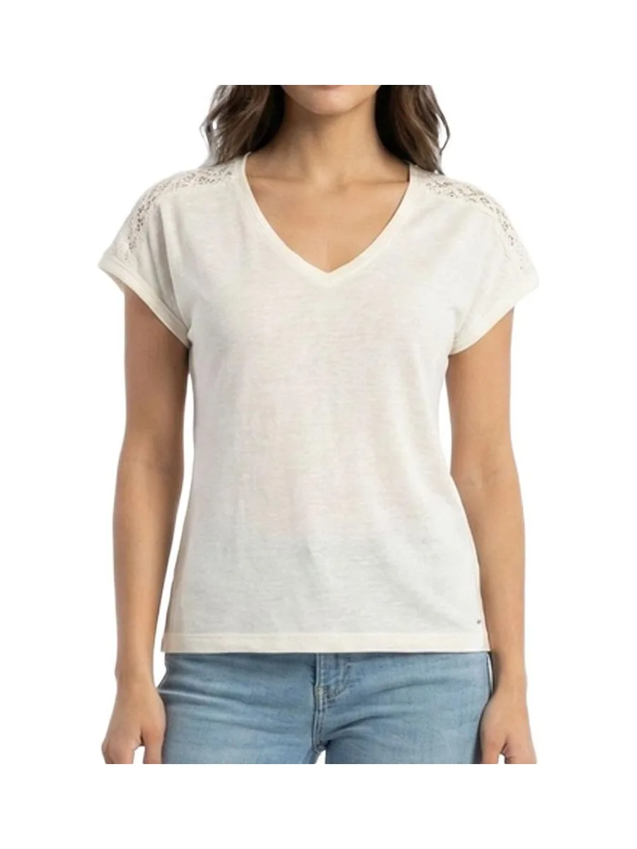 T-Shirt Blanc Femme Morgan Fantaisiess 2
