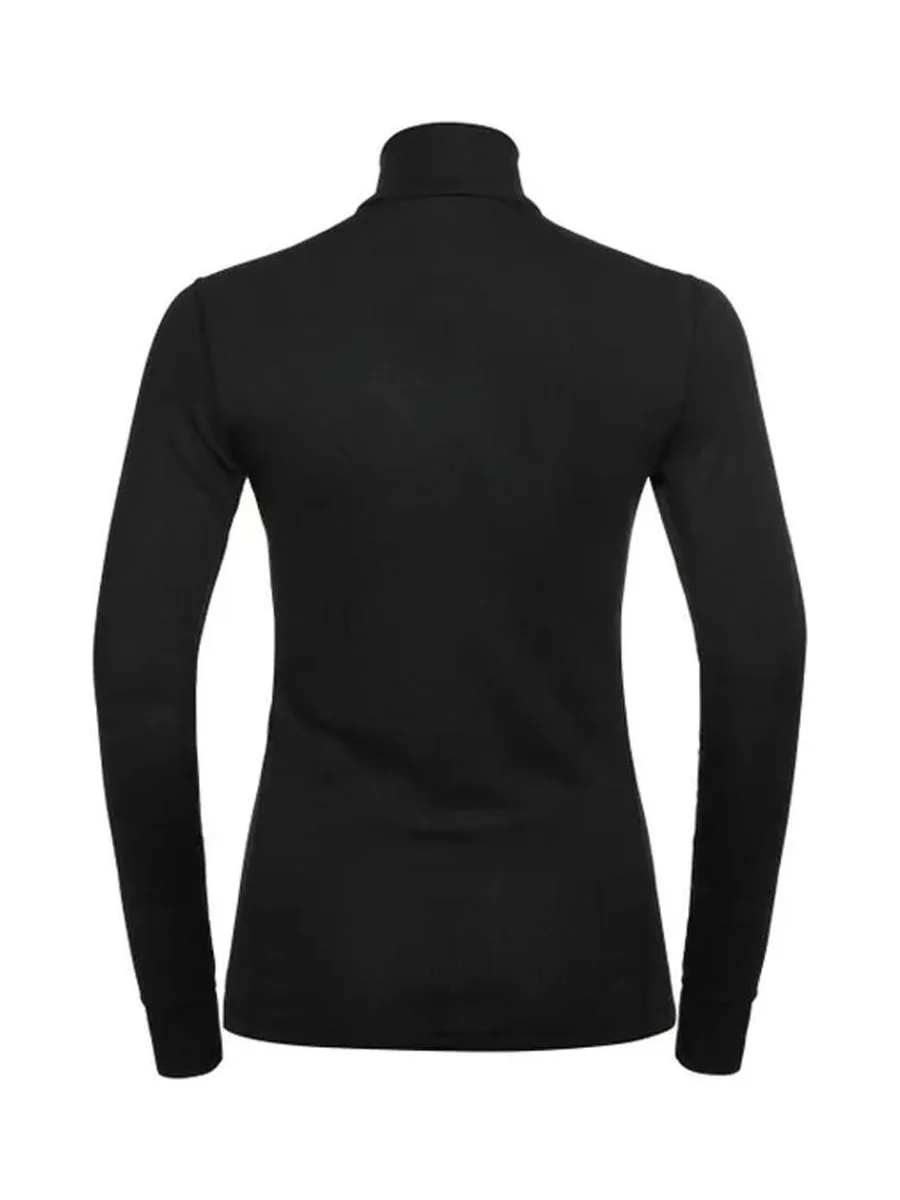 T-shirt Thermique manches longues Noir 1/2 ZIP Femme Odlo ACTIVE WARM ECO 3