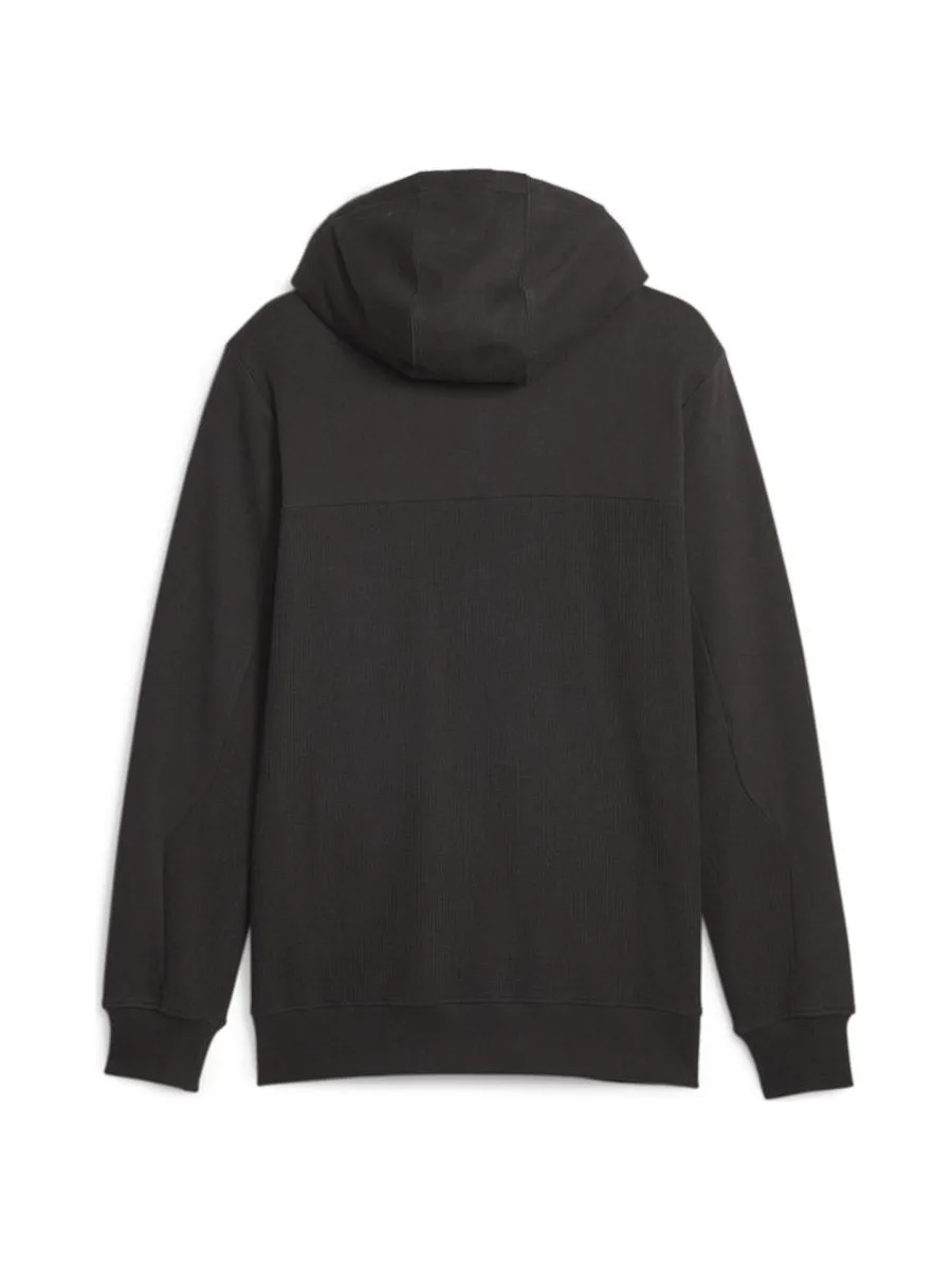 Sweat Noir à capuche Homme Puma Bmw 3