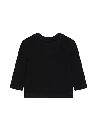 T-shirt Manches Longues Noir Garçon Calvin Klein Jeans Hero 2
