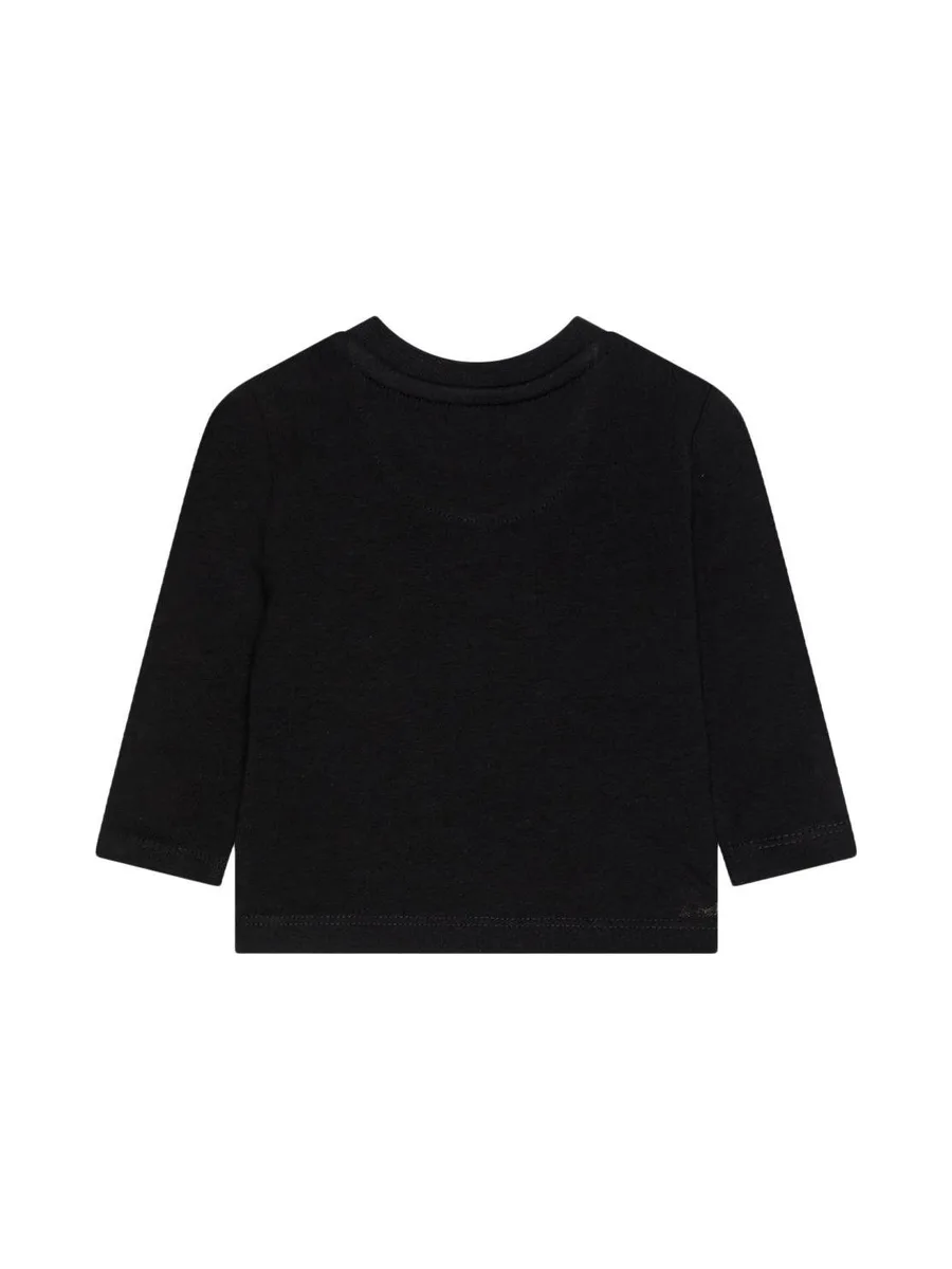 T-shirt Manches Longues Noir Garçon Calvin Klein Jeans Hero 3