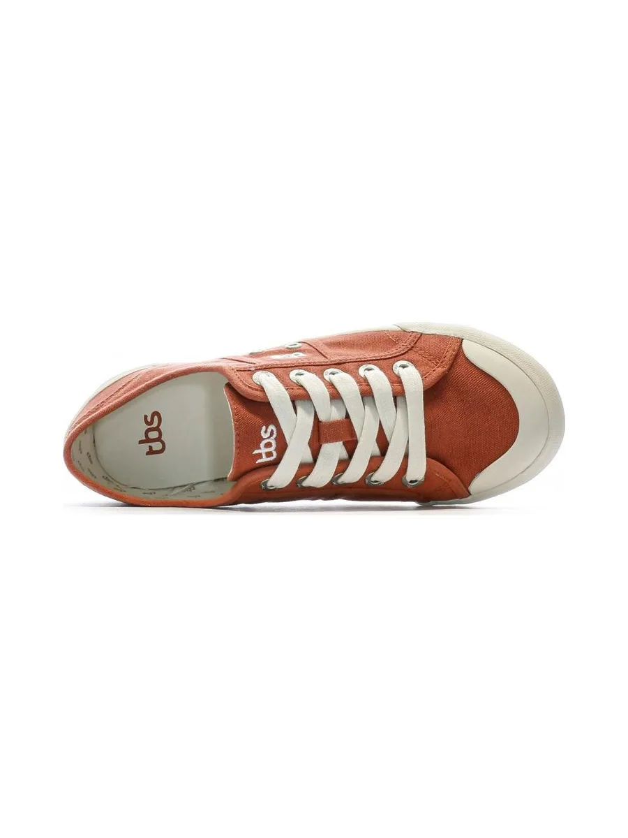 Baskets en toile Terracotta Femme TBS Opiace 5
