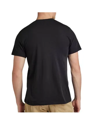T-shirt Noir Homme G-Star Raw Skeleton Dog Chest 2
