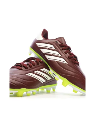 Chaussures de football Bordeaux/Jaunes Garçon Adidas Copa Pure 2 3