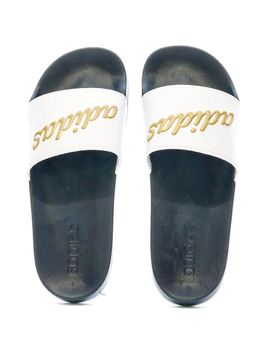 Claquettes Blanche/Marine Homme Adidas Shower GZ5930 4