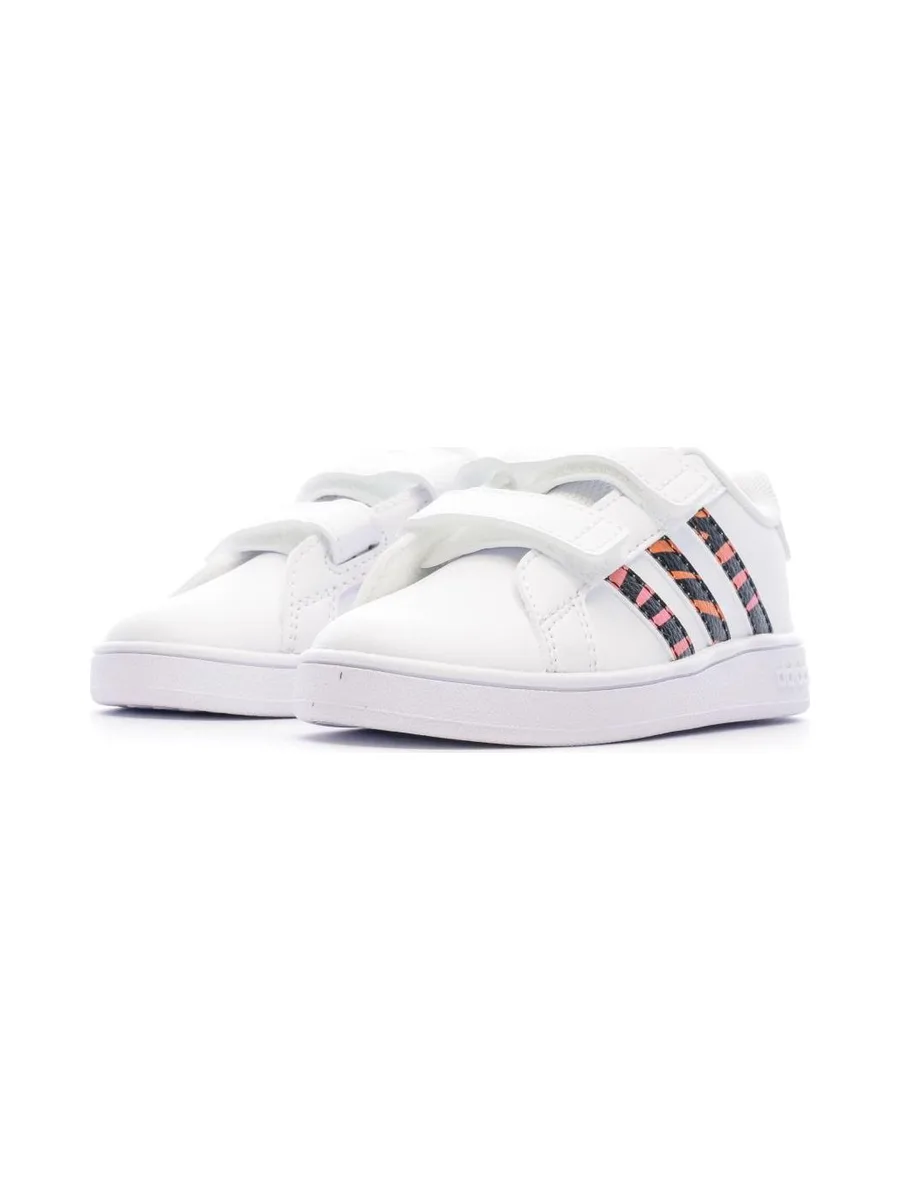 Baskets Blanche Garçon Adidas Grand Court Cf I 6
