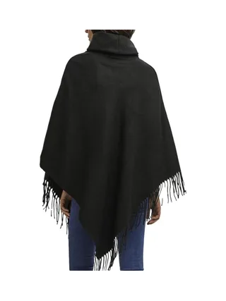 Poncho Noir Femme Vero Moda Kleo 2