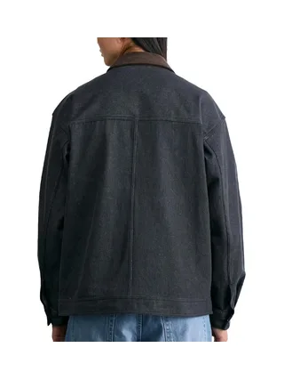 Veste Noir Mixte Converse Denim Shirt 2