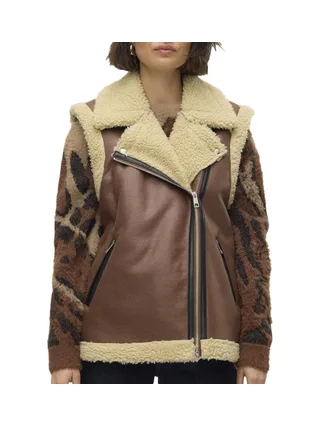 Veste Sans Manches Camel/Écru Femme Vero Moda Waistcoat 1