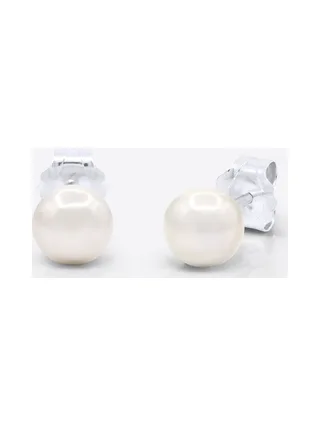 Boucles Perles 5-6mm Argent 1