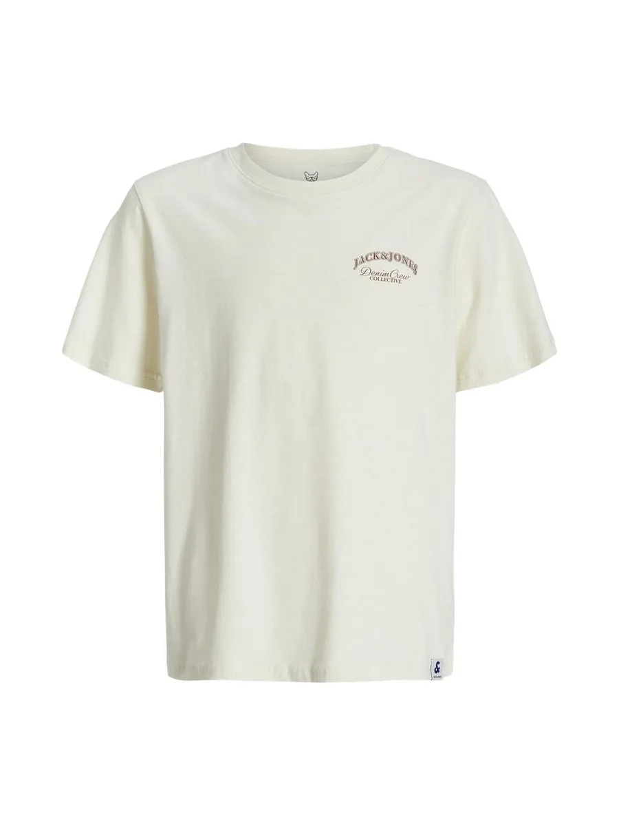 T-Shirt Écru Garçon Jack & Jones brandes Back 2