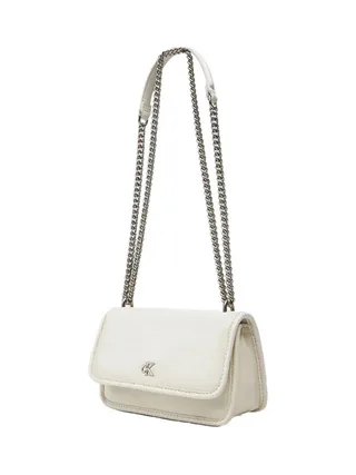 Sac à Main Ecru Femme Calvin Klein Jeans Chain Ew 3