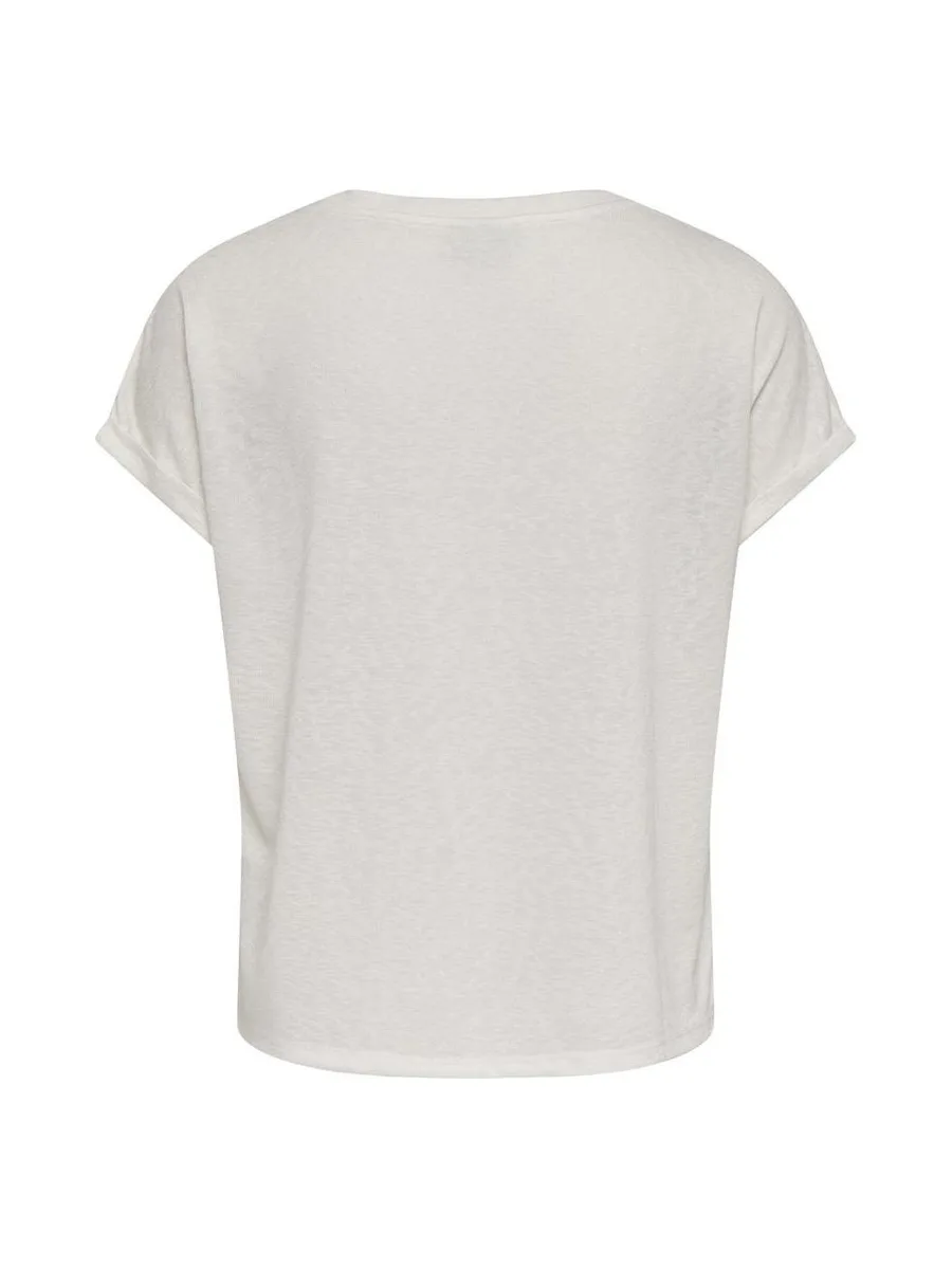 T-Shirt Blanc Femme JDY Faustinan 3