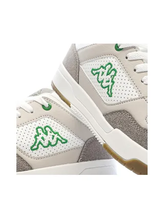 Baskets Blanc/Vert Garçon Kappa Logo Manis 7