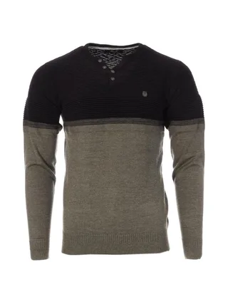 Pull Noir/Gris Homme RMS26 61008 1