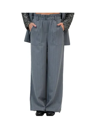 Pantalon Gris Femme An'ge Lea 1