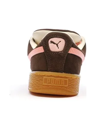 Baskets Marron/Rose Femme Puma Suede XL 3