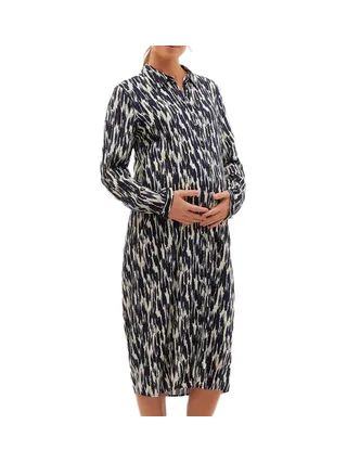 Robe Noir/Écru Femme Vero Moda Maternity Joy 1