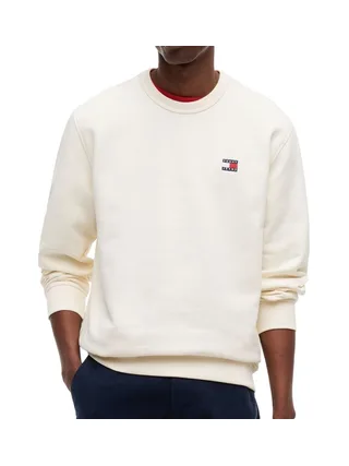Sweat Beige Homme Tommy Hilfiger Badge Crewssop 1