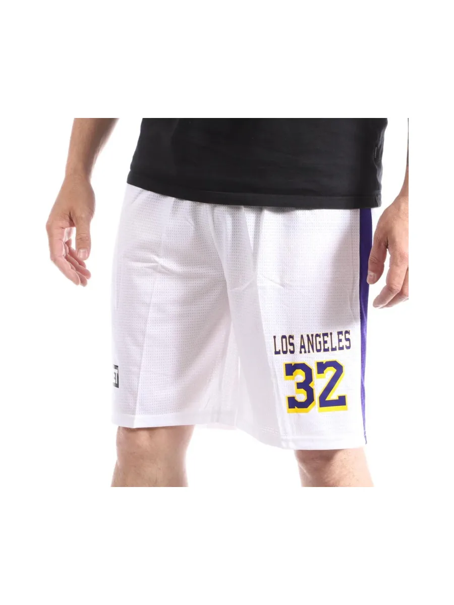 Short Basketall Blanc Homme Sport Zone Los Angeles Lakers 2
