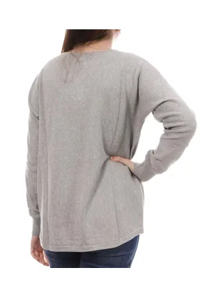 Pull Gris Femme Lee Cooper Oeloa 2