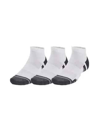 X3 Paires de Chaussettes Blanc/Gris Homme Under Armour Performance Tech 1