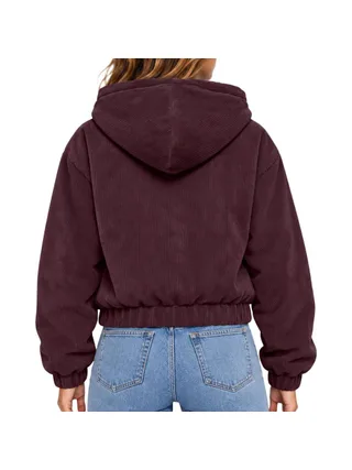 Veste Bordeaux Femme Only Suva Corduroy 2